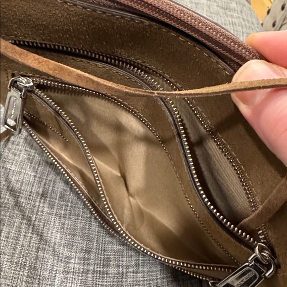 Rebecca Minkoff Avery Brown Suede Crossbody EUC - Picture 15 of 17